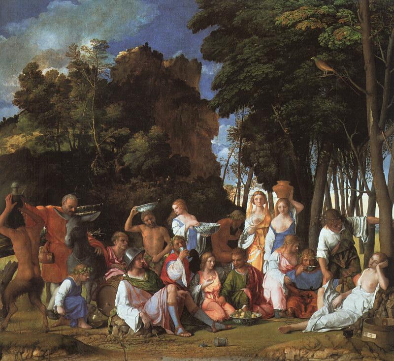 Giovanni Bellini Feast of the Gods oil painting picture